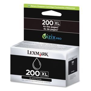 Lexmark 200XL 14L0174 Black Return Program Ink Cartridge   Up to 2500 pages