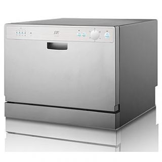 SPT SD 2202S Countertop Dishwasher with Delay Start   Silver ENERGY