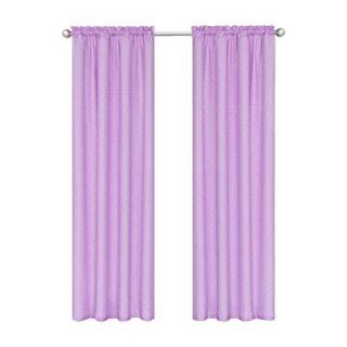 Eclipse Polka Dots Blackout Purple Polyester Curtain Panel, 84 in. Length (Price Varies by Size) 12424042X084PUR