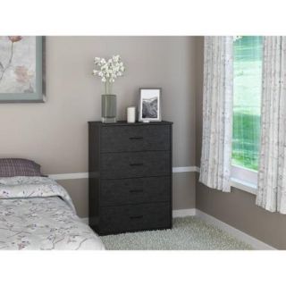Mainstays 4 Drawer Chest, Multiple Finishes