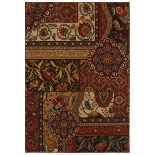 Home Decorators Collection Keswick Tomatillo Red 5 ft. 3 in. x 7 ft. 6 in. Area Rug 312756