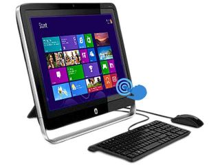 Refurbished HP All in One PC Pavilion 21 h010 (F3D31AAR#ABA) A4 Series APU A4 5000 (1.5 GHz) 4 GB DDR3 1 TB HDD 21.5" Touchscreen Windows 8.1 64 Bit