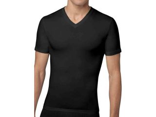 Spanx 610   V Neck Compression Shirt   Black  Large