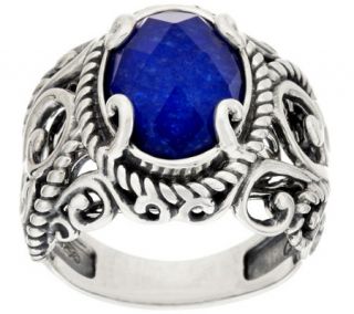 Carolyn Pollack Sterling Silver Signature Gemstone Doublet Ring   J320105 —