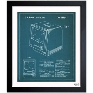 Oliver Gal Apple Macintosh 128K 1986 Framed Graphic Art by Oliver Gal