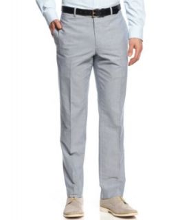 Bar III Carnaby Collection Chambray Twill Pants Slim Fit