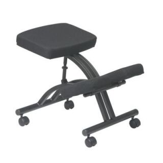 Office Star Ergonomically Designed Knee Chair in Black KCM1420