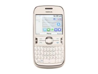 Nokia Asha 302 100MB storage, 256 MB ROM, 128 MB RAM White Unlocked GSM QWERTY Smart Phone with Wi Fi / Bluetooth / 3.2 MP Camera / 2.4" Display 2.4"