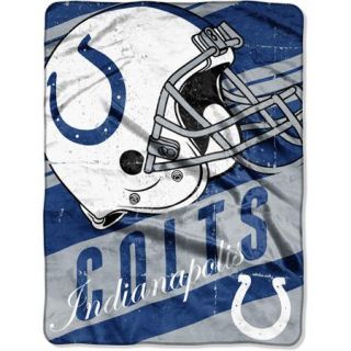 NFL Micro Raschel Deep Slant 50" x 60" Throw, Indianapolis Colts