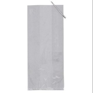 Pack of 240 Small Clear Holiday & Wedding Cellophane Treat Goodie Bags with Ties