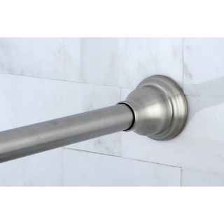 Satin Nickel Adjustable Shower Curtain Rod   Shopping   The