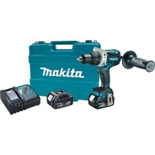 Makita 18 Volt LXT Lithium Ion Brushless 1/2 in. Cordless Driver/Drill Kit XFD07M
