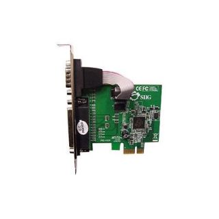 SIIG Cyber JJ E00011 S3 PCIe Serial/Parallel Adapter   PCI Express x1