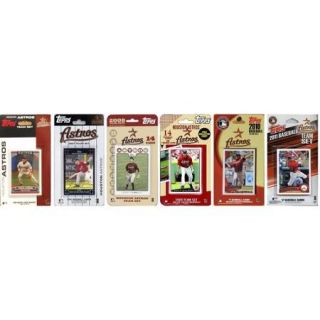 C and I Collectables ASTROS611TS MLB Houston Astros 6 Different Licensed Trading Card Team Sets
