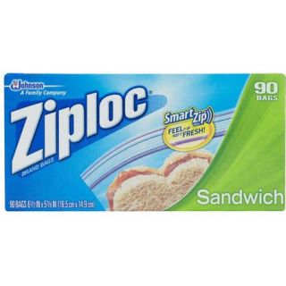 Ziploc Sandwich Bags 90 count