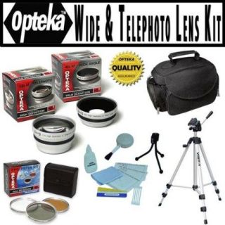 Opteka HD2 Professional Digital Accessory Kit for Panasonic Lumix DMC FZ100 Digital Camera