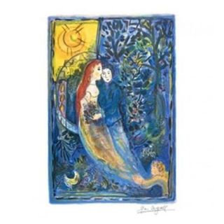 Wedding Poster Print by Marc Chagall (11 x 12)