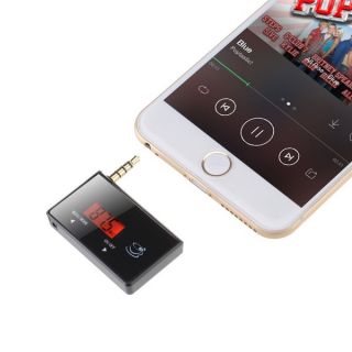 Patuoxun 3.5mm Wireless Car FM Transmitter for Portable Media Players