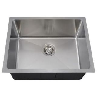 Polaris Sinks Undermount Stainless Steel 23 in. Single Bowl Kitchen Sink P3281