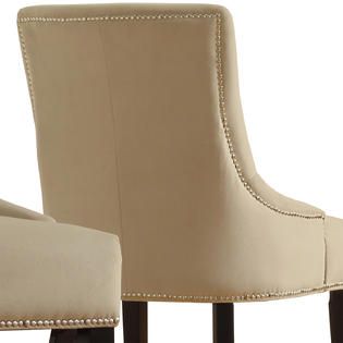 Oxford Creek  Casa Nail head Dining Chairs in Sandstone Beige (Set of