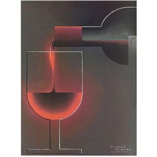 Trademark Fine Art "Red Wine" Canvas Art