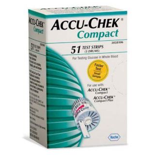 ACCU CHEK CompactPlus Blood Glucose Test Strips 50ct