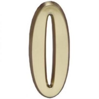 Satin Brass DeSign it Number "0" (Number 9)