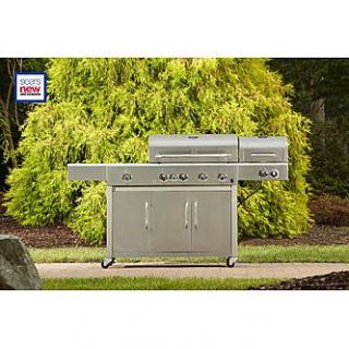 Gas Grill with Oven Full sized with a Sleek Design from 