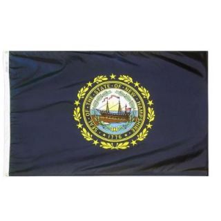 Annin Flagmakers 4 ft. x 6 ft. New Hampshire State Flag 143470