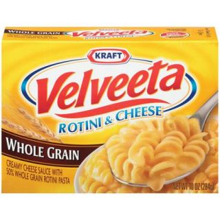 Kraft Whole Grain Velveeta Rotini & Cheese, 10 oz