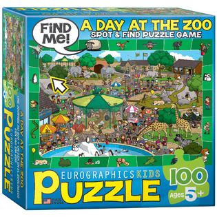 Day in the Zoo 100   Toys & Games   Puzzles   Jigsaw Puzzles