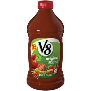 V8 Original 100% Vegetable Juice 64 FL OZ PLASTIC BOTTLE   Food