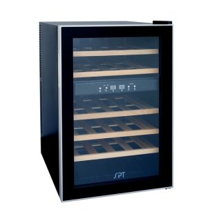 SPT WC 2463W 24 Bottle Dual Zone Thermo Electric Wine Cooler with
