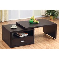 Furniture of America Jillian Modern Extendable Coffee Table