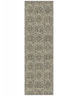 Kas Provence Silver/Beige Allover Kashan 22 x 611 Runner Rug