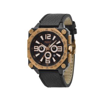 Ingersoll Mens Bison No. 20 Automatic Rose Goldtone/ Black Watch