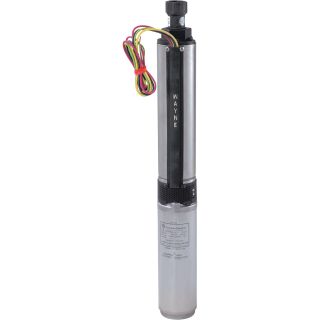 Wayne 2-Wire 4in. Submersible Deep Well Pump — 3/4 HP, 1 1/4in., Model# T75S10-4  Deep Well Pumps