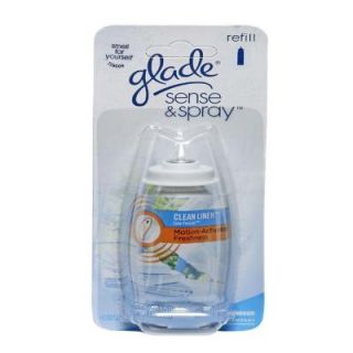 Glade Sense and Spray 0.43 oz. Clean Linen Automatic Air Freshener Spray Refill (10 Pack) 70540