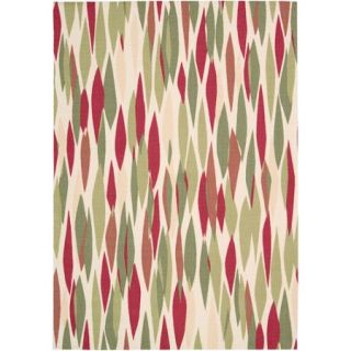 Nourison Waverly Sun N' Shade Polyester Indoor/Outdoor Rug, Blossom