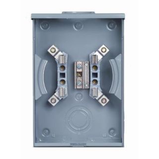 Siemens 200 Amp 4 Jaw Horn Bypass Overhead Fed Meter Socket with 7/16 in. Barrel Lock Knockout SUAT317 0PZA