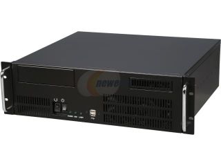 Open Box Athena Power RM 3U351GHIR70U2 Black 1.2mm SECC 3U Rackmount Server Case AP RRU2ATX708: 80Plus Gold 700W 2U Micro Redundant CRPS 1 External 5.25" Drive Bays