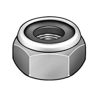 12P633 Locknut, Nylon, Gr 8, Plain, 7/8 9, PK 10