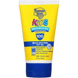 Banana Boat Kids Max Protect & Play 100 SPF Sunscreen Lotion 4 FL OZ