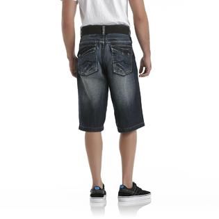 Route 66   Mens Faded Shorts & Belt