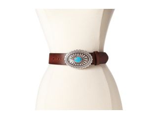 Ariat Oval Concho Buckle Belt Brown