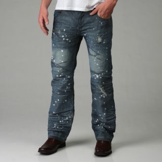 Do Denim Mens Destroyed Bootcut Jeans  ™ Shopping   Big