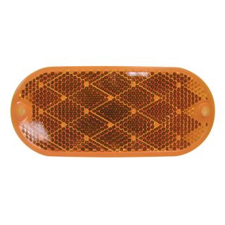 PETERSON 2 Pack Oval Amber Reflectors
