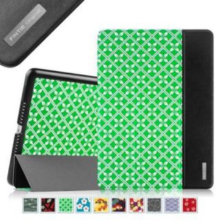 Fintie Oriental Breeze Series Ultra Slim Case Stand Cover for Apple iPad Air (iPad 5) Sleep/Wake, Spring Textile Green
