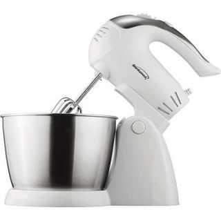 Brentwood SM 1152 200W Stainless Steel 5 Speed Stand Mixer with Bowl