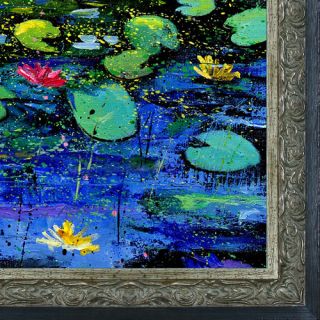 Ledent   Pond 56 Framed, High Quality Print on Canvas by Tori Home
